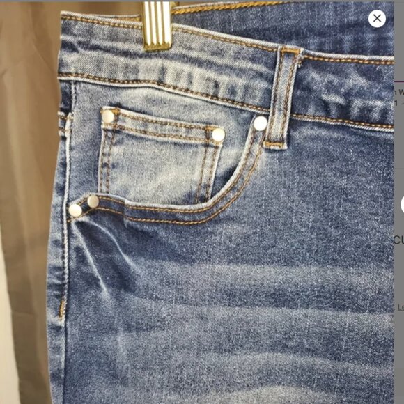 Flamingals Butt Lifting Bootcut Jeans XL stretchy fits GREAT - Picture 7 of 12